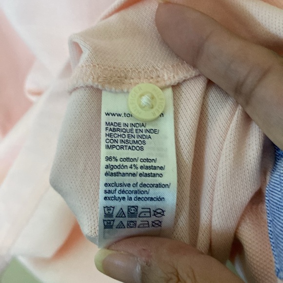Men’s Tommy Hilfiger soft Pink Polo Shirt NWT size M Embroidered Logo - Picture 10 of 10